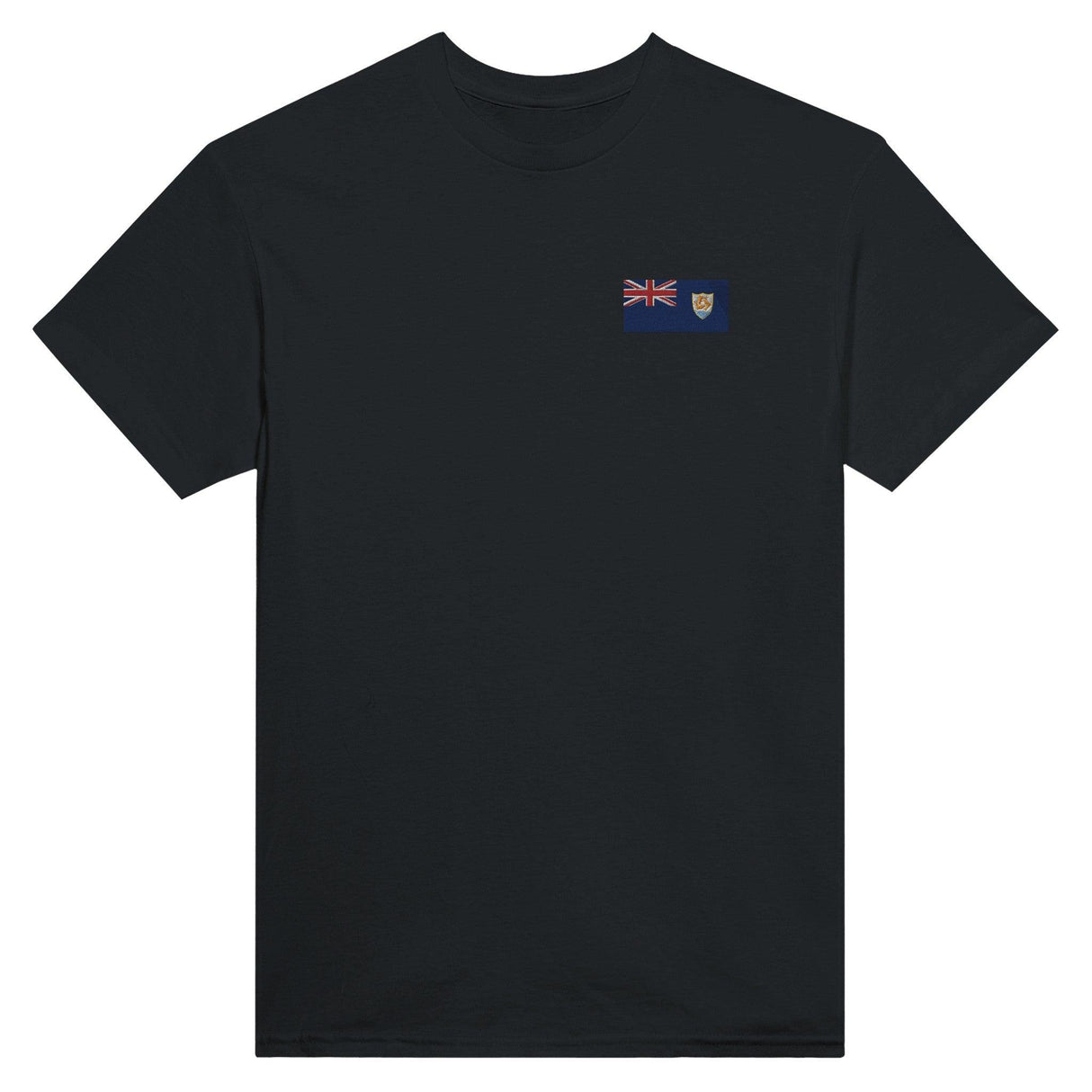 T-shirt Drapeau d'Anguilla en broderie - Pixelforma