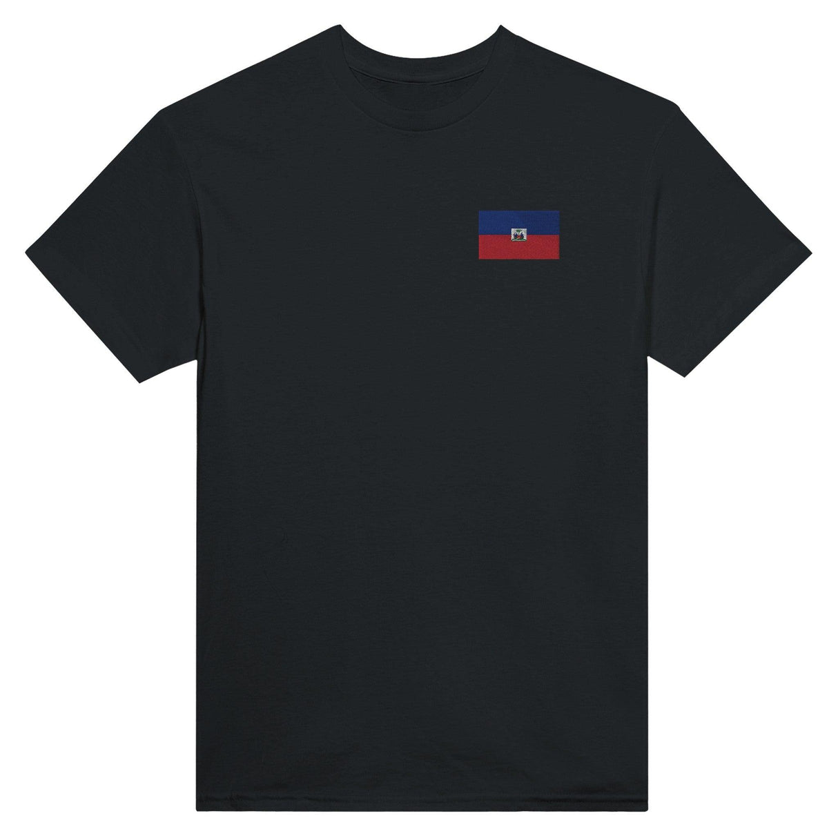 T-shirt Drapeau d'Haïti en broderie - Pixelforma