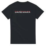 T-shirt Drapeau Danemark en écriture - Pixelforma 