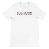 T-shirt drapeau danemark - pixelforma