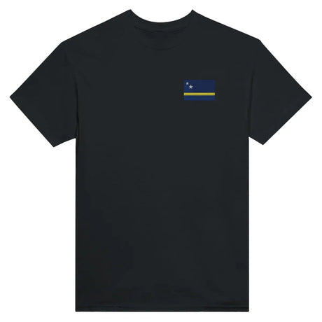 T-shirt Drapeau de Curaçao en broderie - Pixelforma 