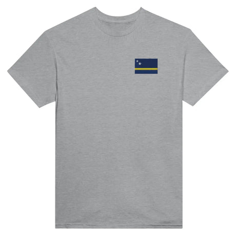 T-shirt drapeau de curaçao en broderie - pixelformaflag