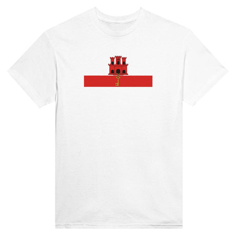 T-shirt Drapeau de Gibraltar - Pixelforma