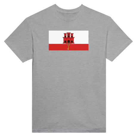 T-shirt drapeau de gibraltar - pixelformaflag