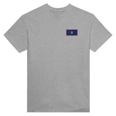 T-shirt drapeau de guam en broderie - pixelformaflag