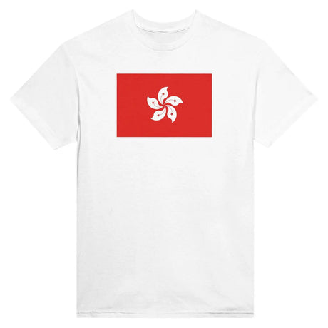 T-shirt drapeau de hong kong - pixelformaflag