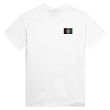 T-shirt Drapeau de l'Afghanistan en broderie - Pixelforma