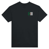 T-shirt Drapeau de l'Algérie en broderie - Pixelforma