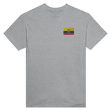 T-shirt Drapeau de l'Équateur en broderie - Pixelforma