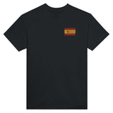 T-shirt Drapeau de l'Espagne en broderie - Pixelforma