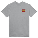 T-shirt Drapeau de l'Espagne en broderie - Pixelforma