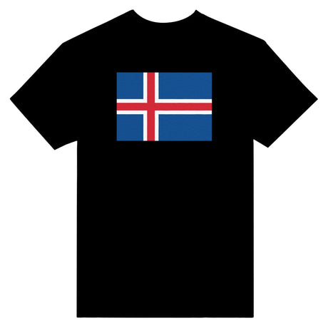 T-shirt Drapeau de l'Islande - Pixelforma