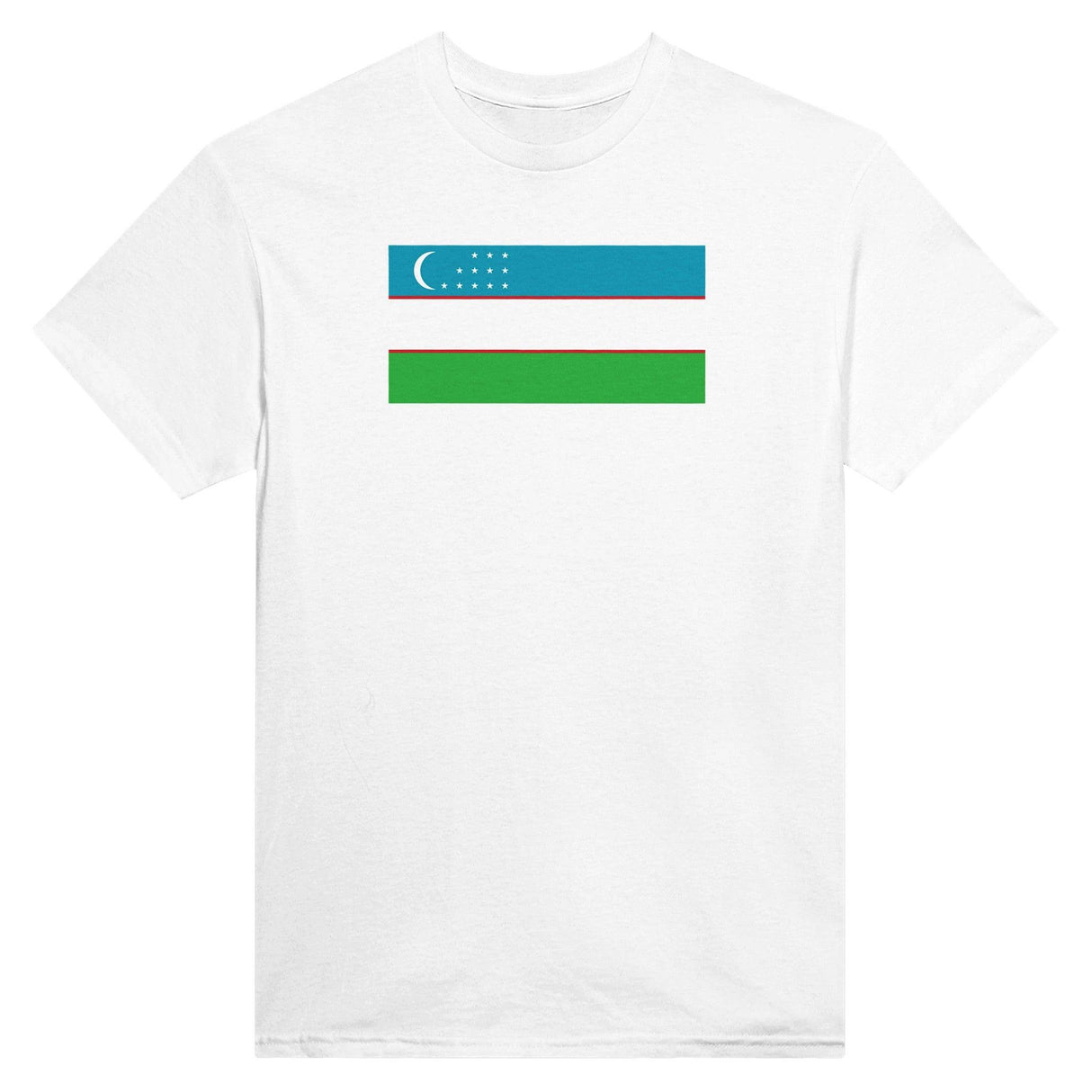 T-shirt Drapeau de l'Ouzbékistan - Pixelforma