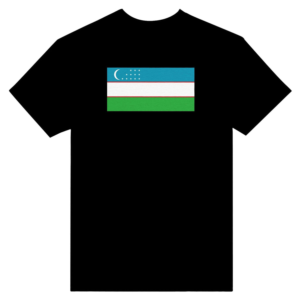 T-shirt Drapeau de l'Ouzbékistan - Pixelforma