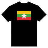 T-shirt Drapeau de la Birmanie - Pixelforma