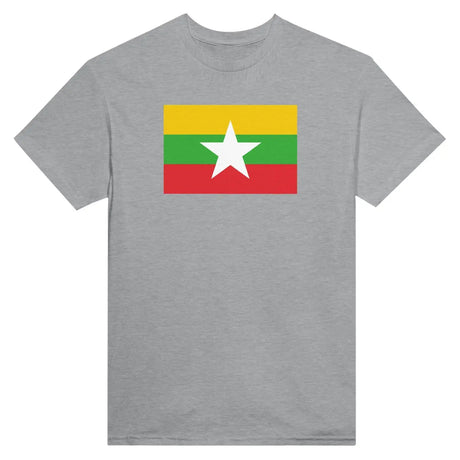 T-shirt drapeau de la birmanie - pixelformaflag