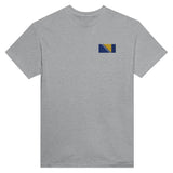 T-shirt Drapeau de la Bosnie-Herzégovine en broderie - Pixelforma