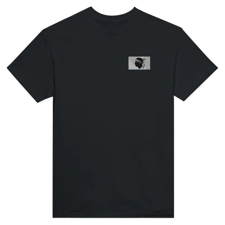 T-shirt drapeau de la corse en broderie - pixelformaflag