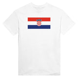 T-shirt Drapeau de la Croatie - Pixelforma 