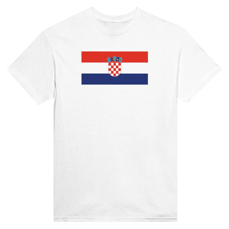 T-shirt Drapeau de la Croatie - Pixelforma