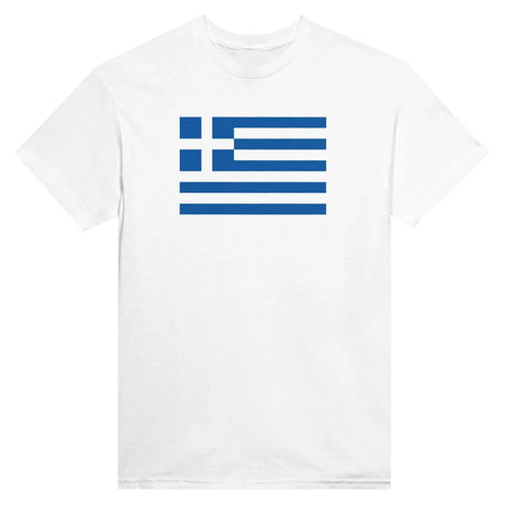 T-shirt drapeau de la grèce - pixelformaflag