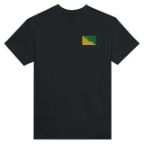 T-shirt Drapeau de la Guyane en broderie - Pixelforma