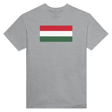 T-shirt drapeau de la hongrie - pixelformaflag