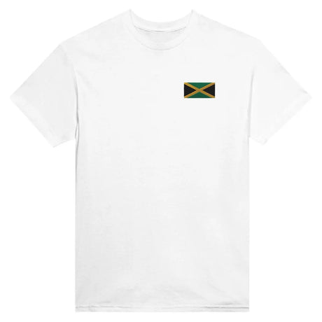 T-shirt Drapeau de la Jamaïque en broderie - Pixelforma 