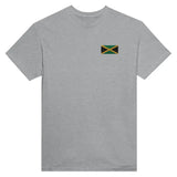 T-shirt Drapeau de la Jamaïque en broderie - Pixelforma 