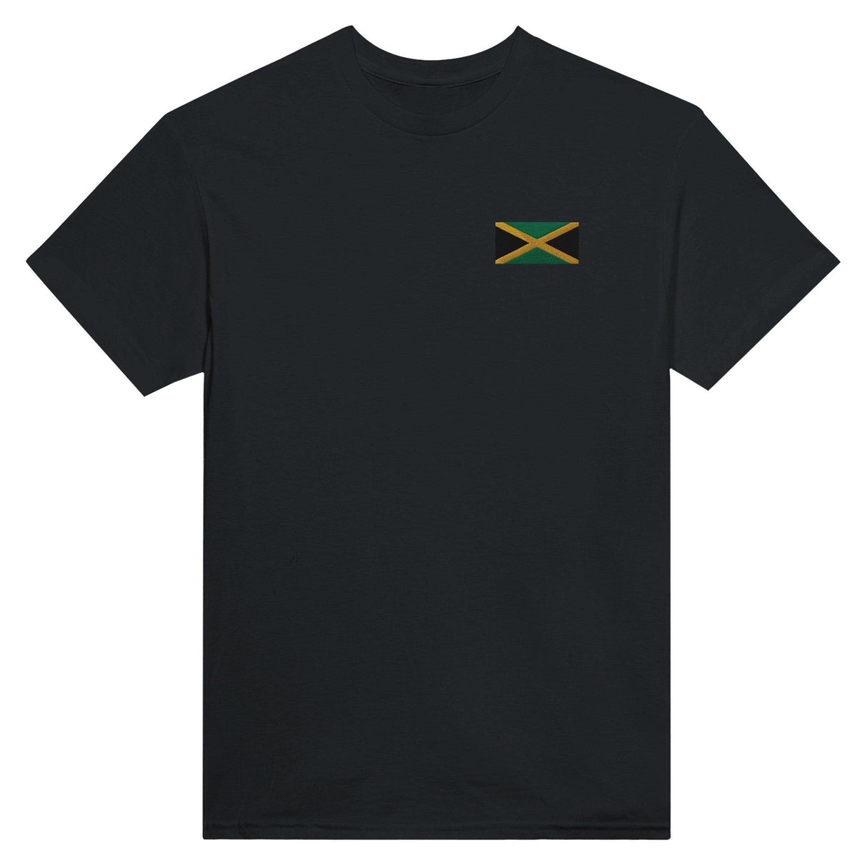 T-shirt Drapeau de la Jamaïque en broderie - Pixelforma