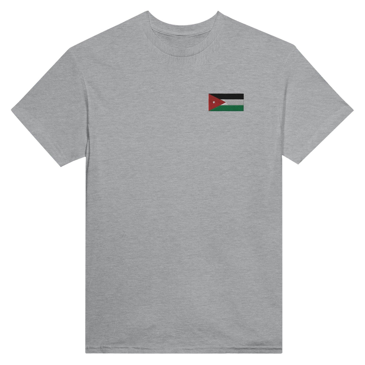 T-shirt Drapeau de la Jordanie en broderie - Pixelforma