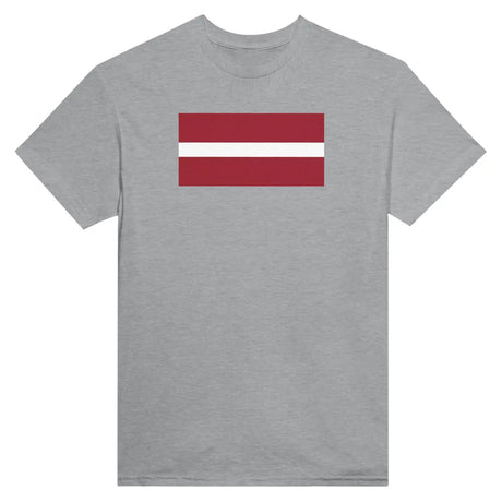 T-shirt drapeau de la lettonie - pixelformaflag