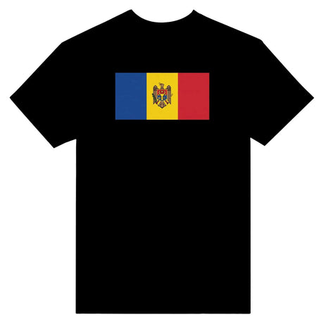 T-shirt drapeau de la moldavie - pixelformaflag