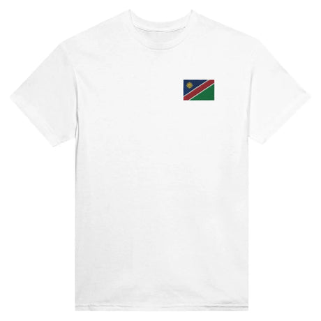 T-shirt drapeau de la namibie en broderie - pixelformaflag