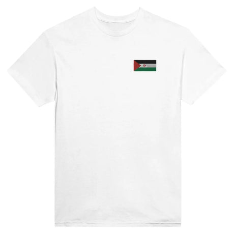 T-shirt Drapeau de la République arabe sahraouie démocratique en broderie - Pixelforma 