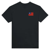 T-shirt Drapeau de la République de Chine en broderie - Pixelforma 