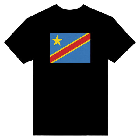 T-shirt Drapeau de la république démocratique du Congo - Pixelforma