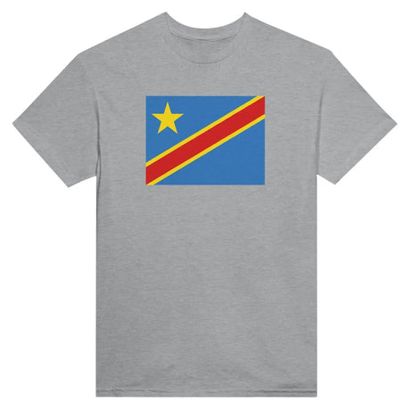 T-shirt drapeau de la république démocratique du congo - pixelformaflag