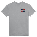 T-shirt Drapeau de la République dominicaine en broderie - Pixelforma 