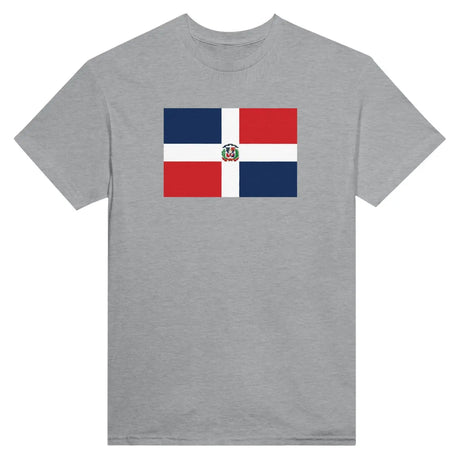 T-shirt drapeau de la république dominicaine - pixelformaflag