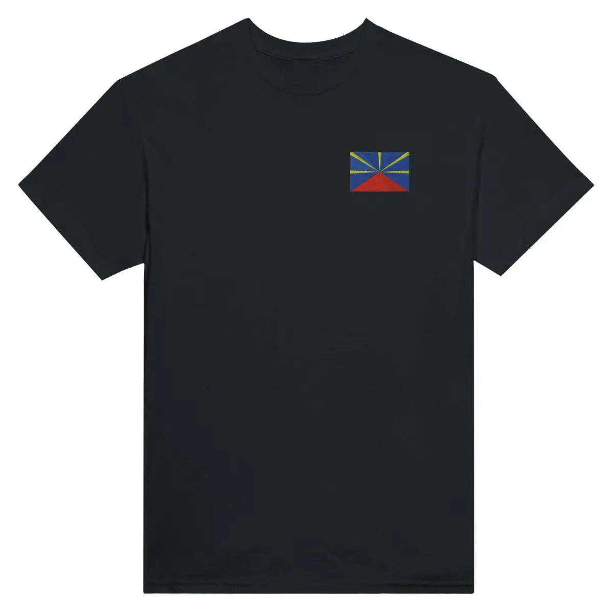 T-shirt Drapeau de La Réunion en broderie - Pixelforma 