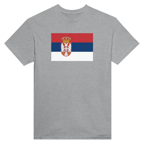 T-shirt drapeau de la serbie - pixelformaflag