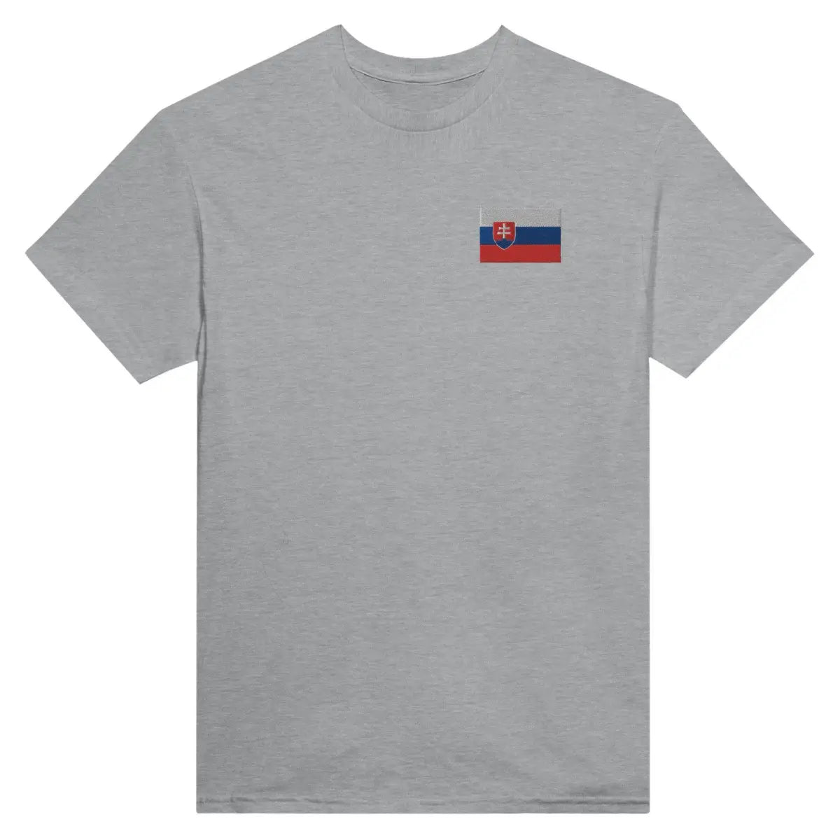 T-shirt Drapeau de la Slovaquie en broderie - Pixelforma 