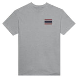 T-shirt Drapeau de la Thaïlande en broderie - Pixelforma 