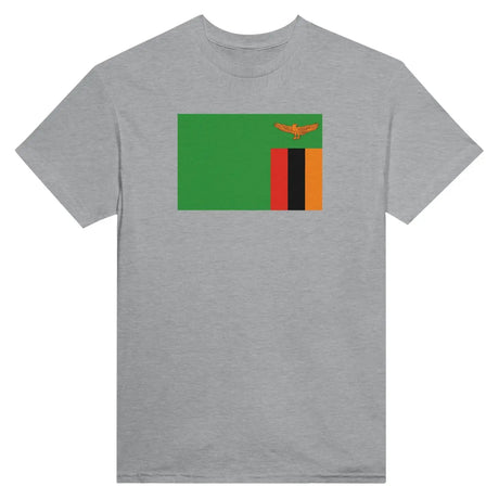 T-shirt drapeau de la zambie - pixelformaflag