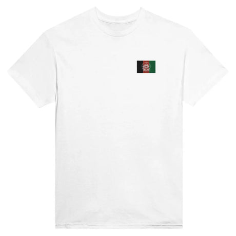 T-shirt Drapeau de l'Afghanistan en broderie - Pixelforma 