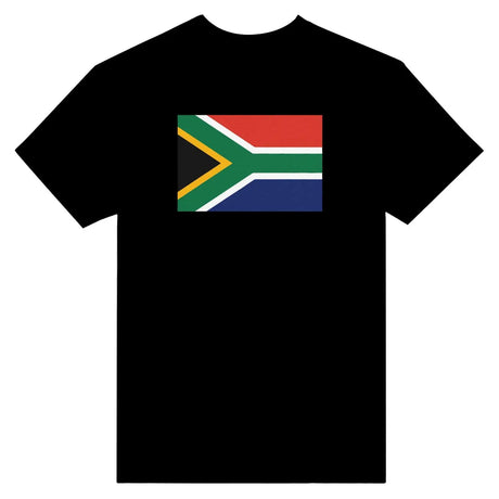 T-shirt drapeau de l’afrique du sud - pixelformaflag