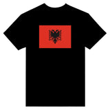 T-shirt Drapeau de l'Albanie - Pixelforma 