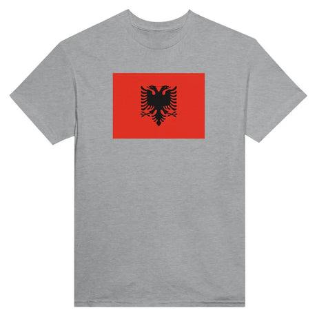 T-shirt drapeau de l’albanie - pixelformaflag