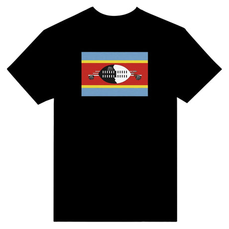 T-shirt drapeau de l’eswatini - pixelformaflag